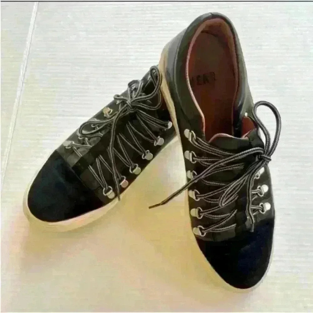 Swear London Redchurch Black Suede And Leather Shoes Size 43